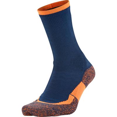 Nike Elite Crew Tennis Socks (1 Pair) - Blue/Bright Citrus - main image