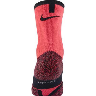 Nike Elite Crew Tennis Socks (1 Pair) - Hot Lava/Black - main image