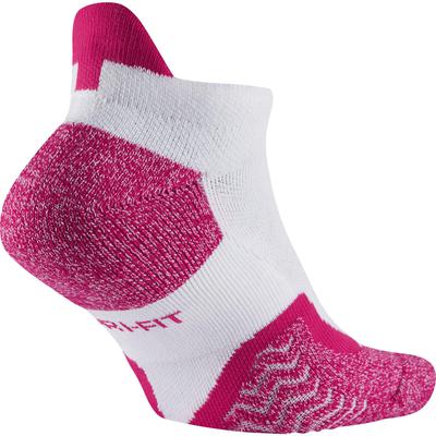 Nike Elite No-Show Tennis Socks (1 Pair) - White/Fuchsia - main image