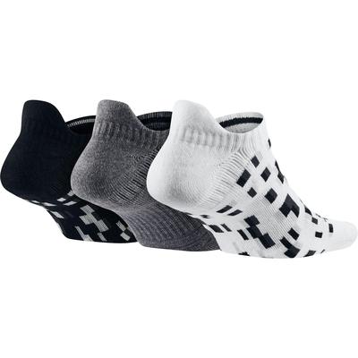 Nike Dry Graphic 2 Training No-Show Socks (3 Pairs) - Black/Grey/White - main image