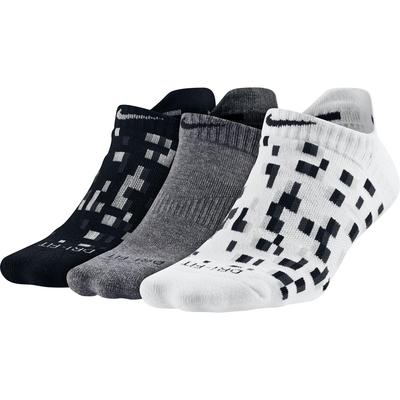 Nike Dry Graphic 2 Training No-Show Socks (3 Pairs) - Black/Grey/White - main image