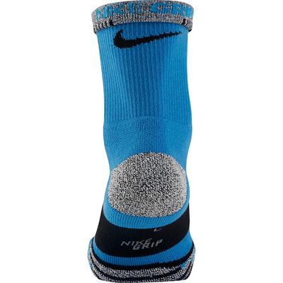 Nike Grip Elite Crew Tennis Socks (1 Pair) - Light Photo Blue