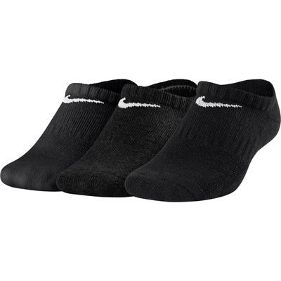 Nike Kids Performance Cushioned No-Show Tennis Socks (3 Pairs) - Black - main image