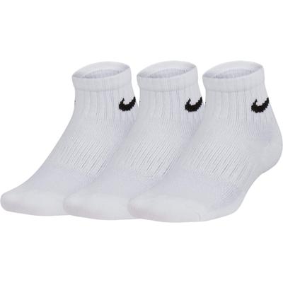 Nike Kids Performance Cushioned Quarter Tennis Socks (3 Pairs) - White - main image