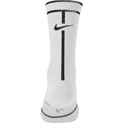 Nike Court Essential Crew Socks (1 Pair) - White/Black