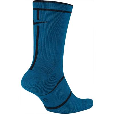 Nike Court Essential Crew Socks (1 Pair) - Green Abyss/Black - main image