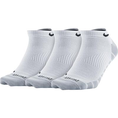 Nike Lightweight No-Show Training Socks (3 Pairs) - White/Wolf Grey