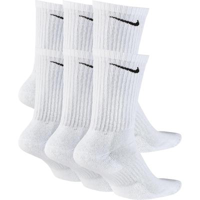 Nike Everyday Cushion Crew Socks (6 Pairs) - White / Black