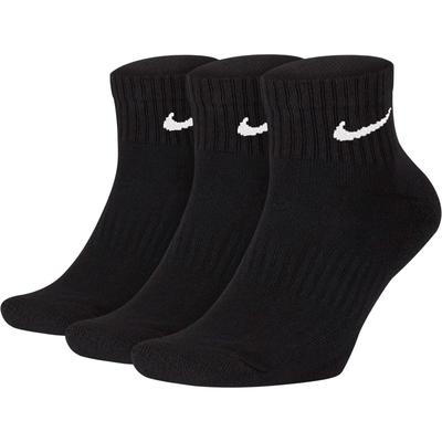 Nike Everyday Cushion Ankle Socks (3 Pairs) - Black