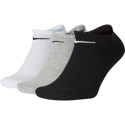 Nike Everyday Cushioned No-Show Socks (3 Pairs) - Black/White/Grey - main image