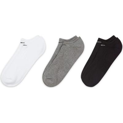 Nike Everyday Cushioned No-Show Socks (3 Pairs) - White/Grey/Black - main image