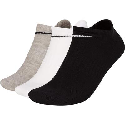 Nike Everyday Lightweight No-Show Socks (3 Pairs) - Black/White/Grey - main image