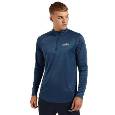Ellesse Mens 1/2 Zip Top - Navy Blue Marl - main image