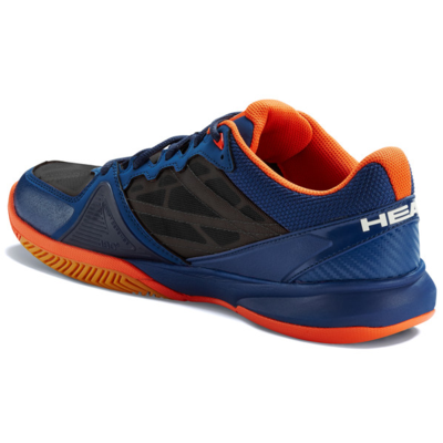 Head Mens Revolt Indoor Court Shoes - Blue/Neo Orange - main image