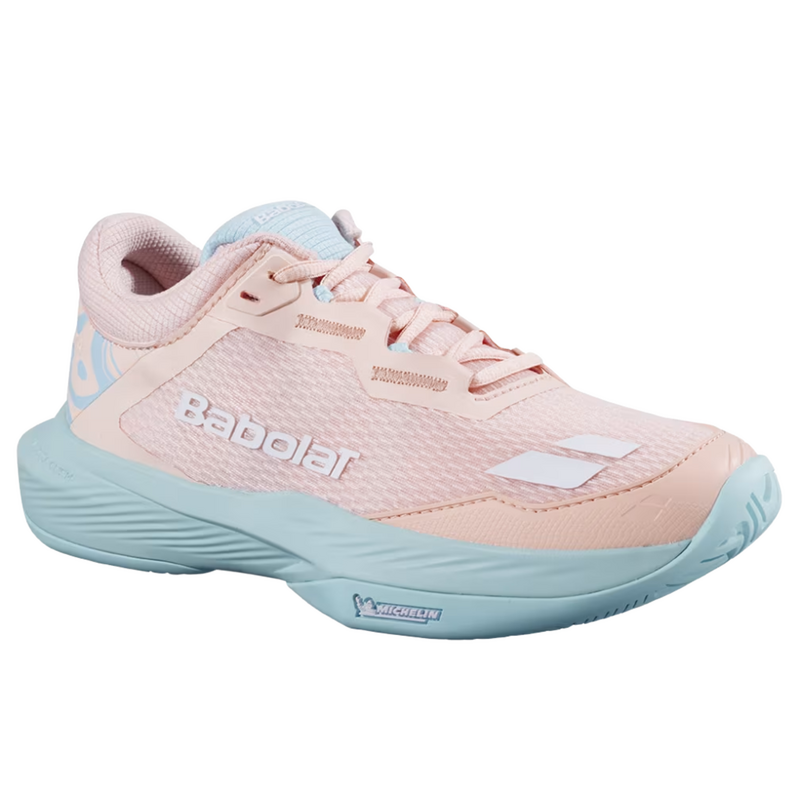 Babolat Womens SFX 4 Tennis All Court Shoes - Peach/Blue - main image
