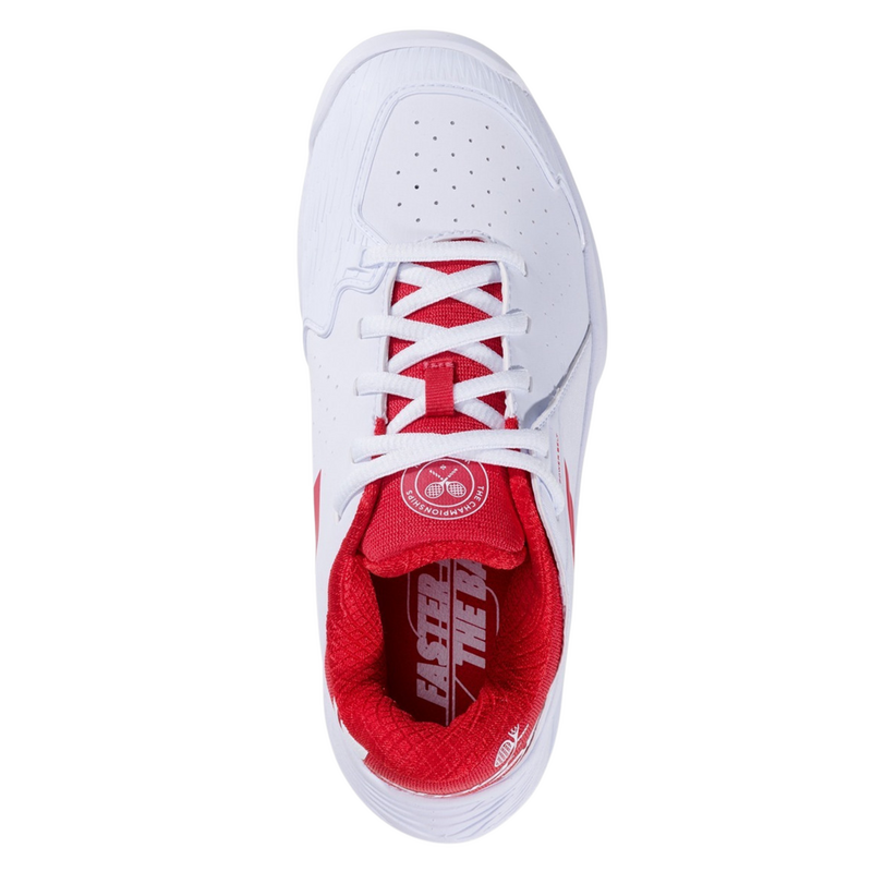 Babolat Kids Propulse Junior All Court Wimbledon Tennis Shoes - White/Red - main image