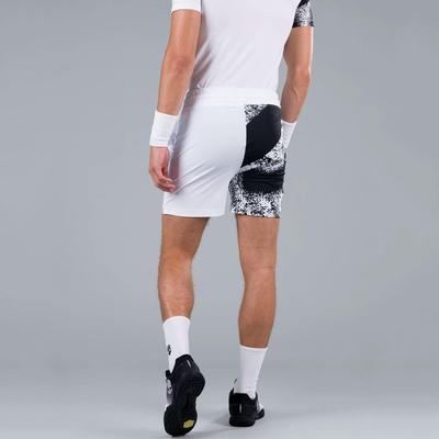 Hydrogen Mens Spray Tech Tennis Shorts - White/Black - main image