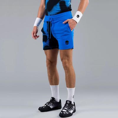 Hydrogen Mens Spray Tech Tennis Shorts - Blue/Black - main image