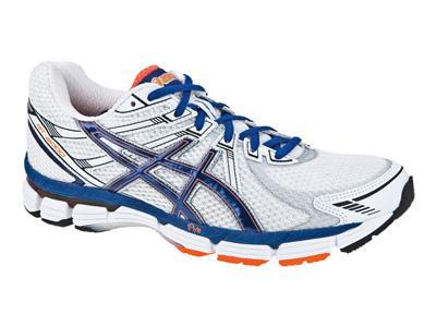 Asics Mens GT-2000 Running Shoes - White/Marine Blue/Neon Orange - main image