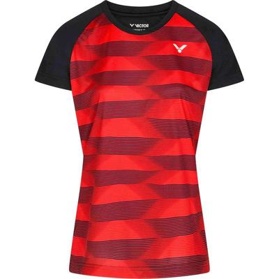 Victor Womens T-34102 CD T-Shirt - Red/Black - main image