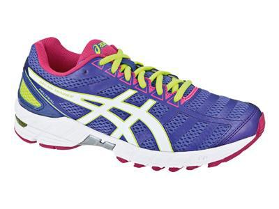 Asics Womens GEL-DS Trainer 18 Neutral Shoes - China Blue/Silver/Neon - main image
