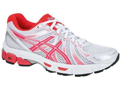 Asics Womens GEL Phoenix 5 Running Shoes - White/Hot-Pink/Silver - main image