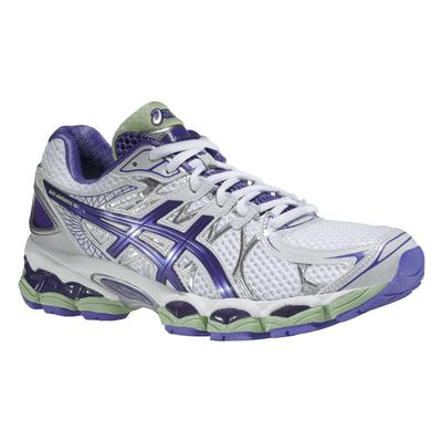 Asics Womens GEL-Nimbus 16 Running Shoes - White/Purple - main image