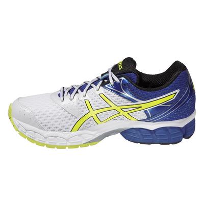 Asics Mens GEL-Pulse 6 Running Shoes - White/Yellow/Blue - main image