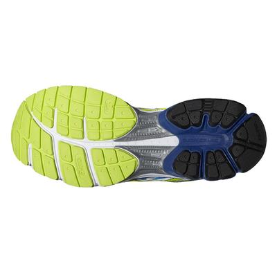 Asics Mens GEL-Pulse 6 Running Shoes - White/Yellow/Blue - main image
