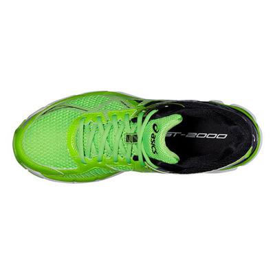 Asics Mens GT-2000 3 Running Shoes - Green/Black - main image