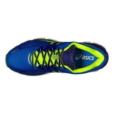 Asics Mens GEL Nimbus 17 Running Shoes - Electric Blue/Flash Yellow - main image