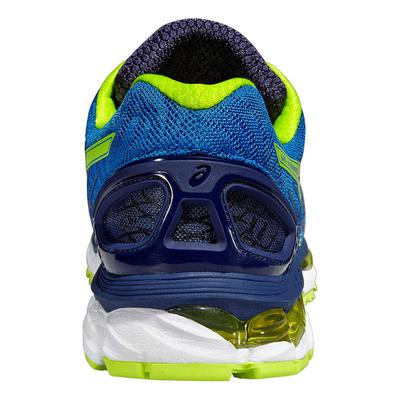 Asics Mens GEL Nimbus 17 Running Shoes - Electric Blue/Flash Yellow - main image