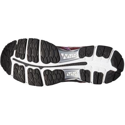 Asics Mens GEL Nimbus 17 Running Shoes - Black/Hot Orange/Deep Ruby - main image