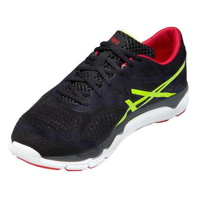Asics Mens 33-FA Running Shoes - Onyx/Yellow - main image