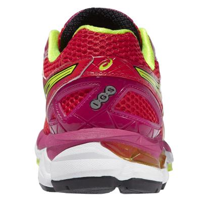 Asics Womens GT-2000 3 Running Shoes - Red/Yellow/Pink - main image