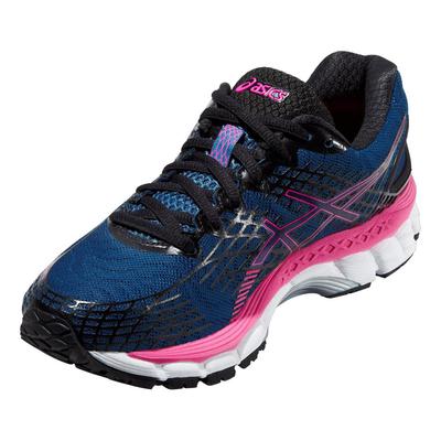 Asics Womens GEL-Nimbus 17 Running Shoes - Mosaic Blue/Pink - main image