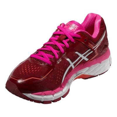 Asics Womens GEL-Kayano 22 Running Shoes - Deep Ruby/Pink - main image
