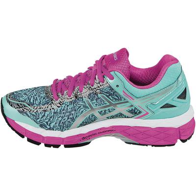 Asics Womens GEL-Kayano 22 Lite Show Running Shoes - Aqua Glow/Pink - main image