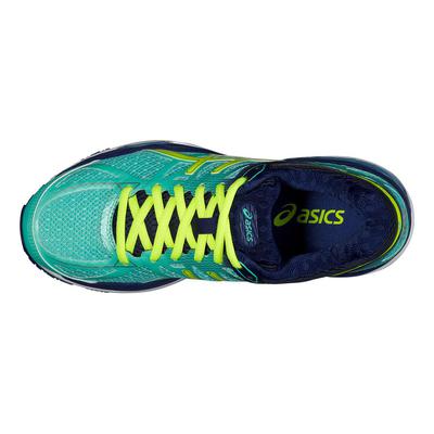 Asics Womens GEL-Cumulus 17 Running Shoes - Aqua/Yellow - main image