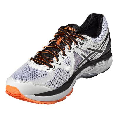 Asics Mens GT-2000 4 Running Shoes - White/Orange - main image