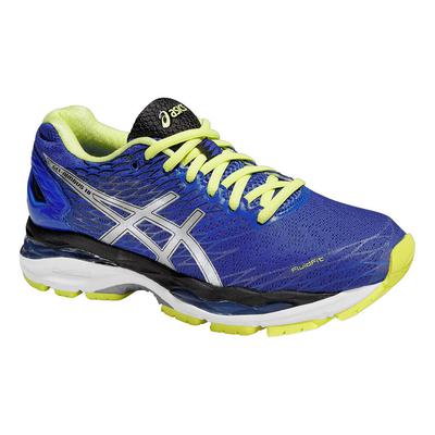 Asics Womens GEL-Nimbus 18 Running Shoes - Blue/Lime - main image