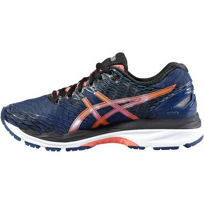 Asics Womens GEL-Nimbus 18 Running Shoes - Blue/Coral - main image
