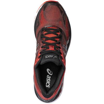 Asics Mens GEL-Nimbus 19 Running Shoes - Vermillion Red/Black - main image