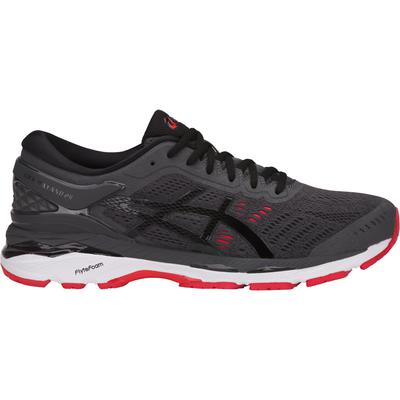 Asics Mens GEL-Kayano 24 Running Shoes - Dark Grey/Black/Fiery Red - main image