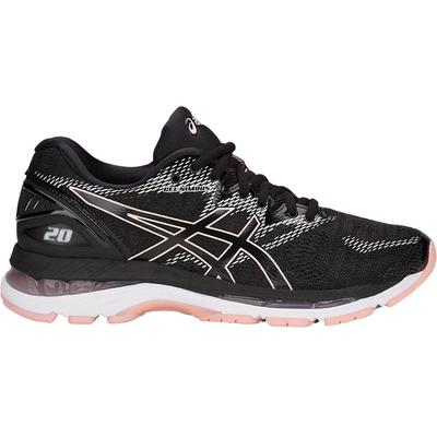 Asics Womens GEL-Nimbus 20 Running Shoes - Black/White/Carbon - main image