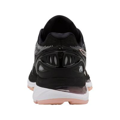 Asics Womens GEL-Nimbus 20 Running Shoes - Black/White/Carbon - main image