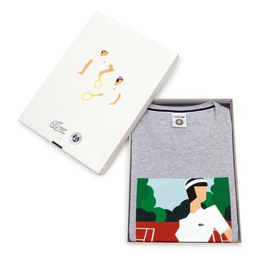 Lacoste Sport Womens Roland Garros Tee - Grey - main image