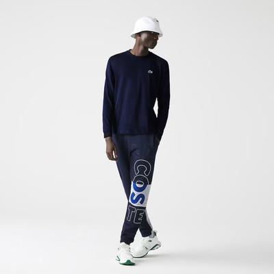 Lacoste Mens Long-Sleeve T-Shirt - Navy Blue - main image