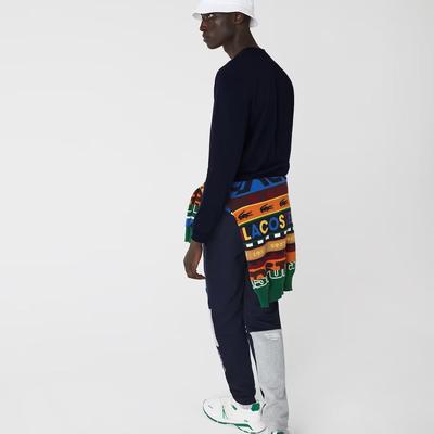 Lacoste Mens Long-Sleeve T-Shirt - Navy Blue - main image
