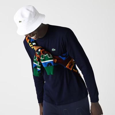 Lacoste Mens Long-Sleeve T-Shirt - Navy Blue - main image
